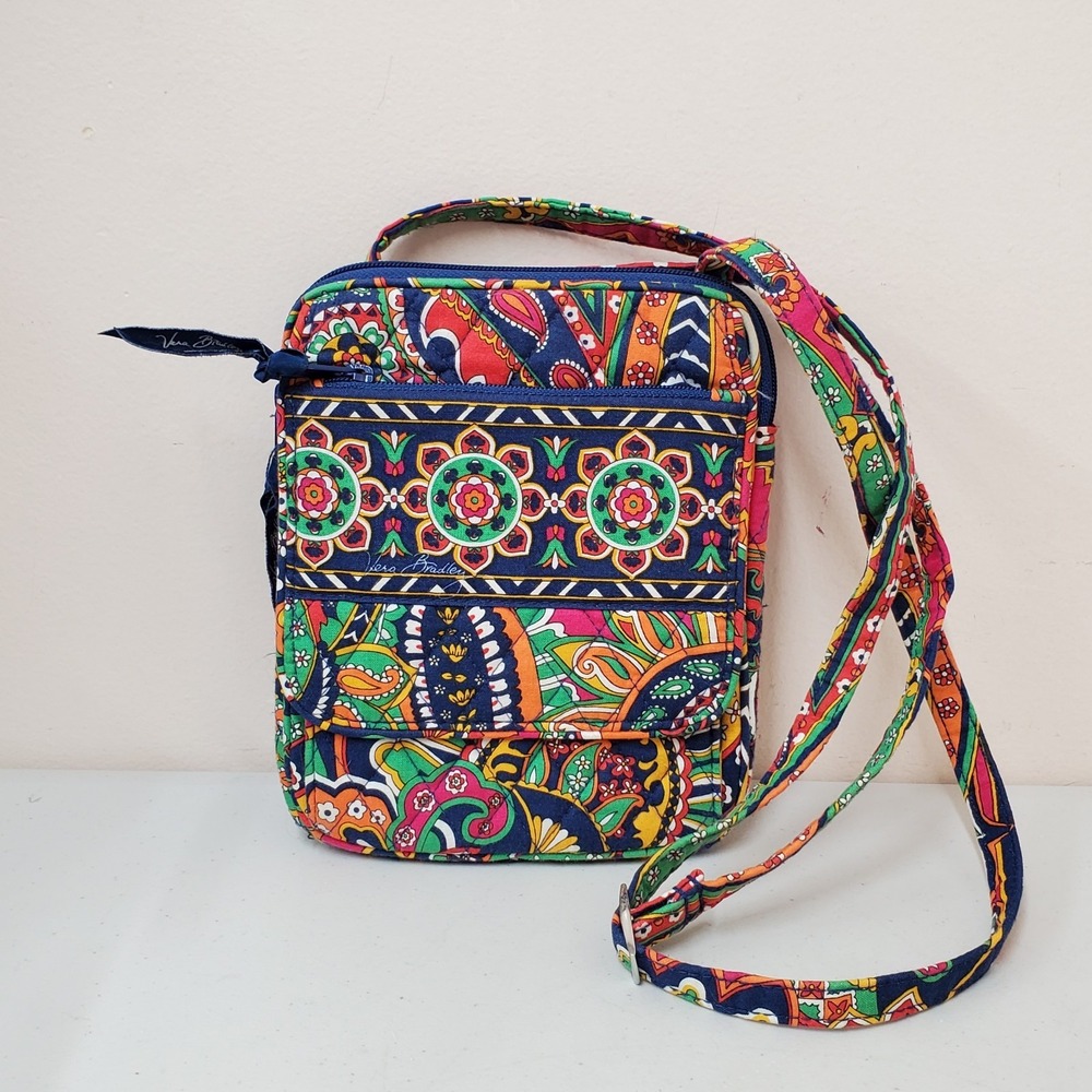 Vera Bradley Venetianโ Paisley Mini Hipster Cross Body Purse